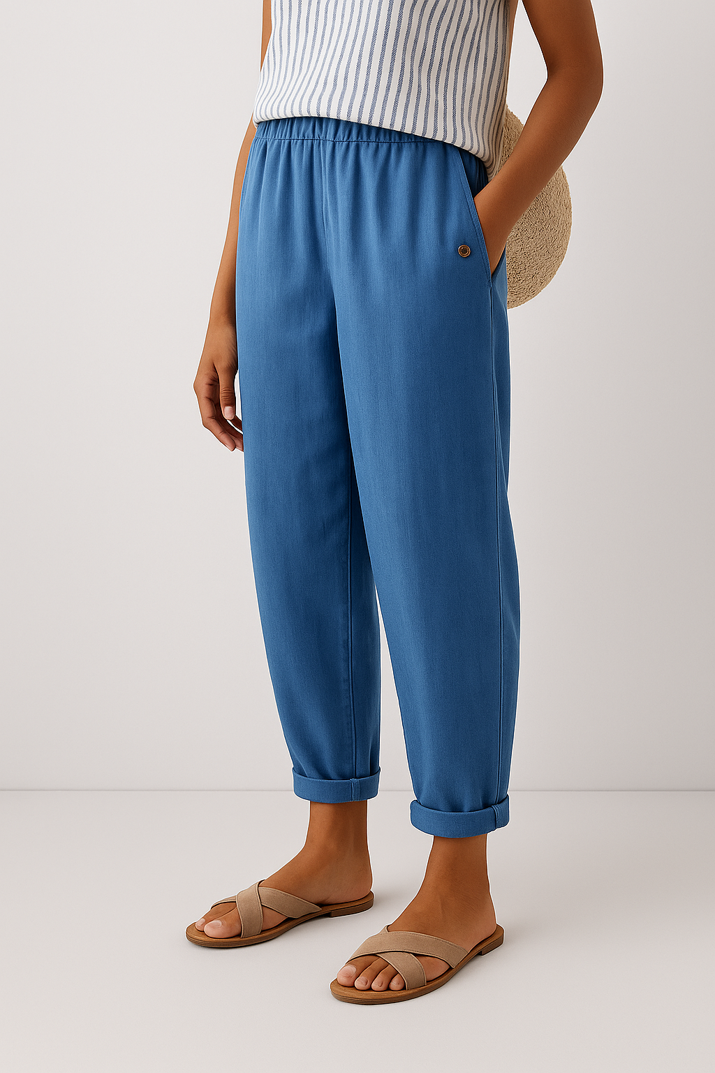 Noraya | Široké kalhoty s kapsami