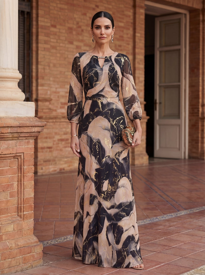 Printed Chiffon | Šaty