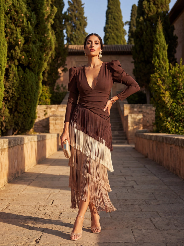 Fringed Round | Šaty